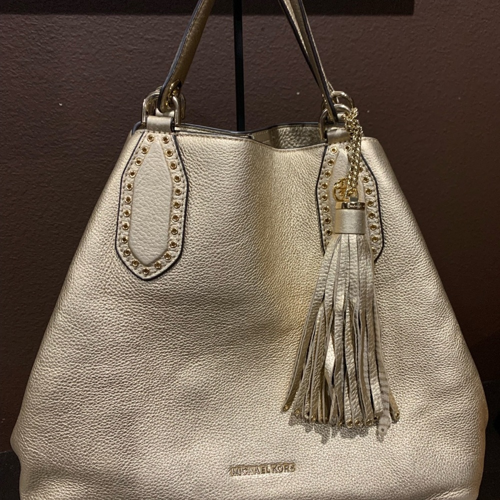 Michael Kors gold bag